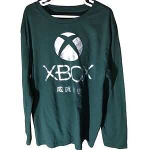 Xbox long sleeve green t-shirt SZ XL 14-16